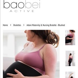 Baobei adore Bralette in blushed size xs/s